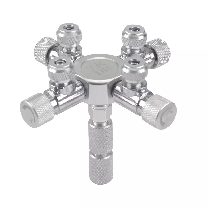 w02-04 co2 splitter 1 to 4 way